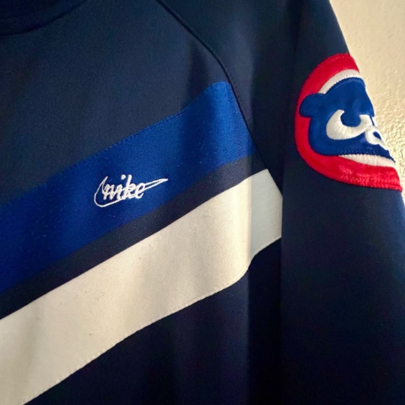 Nike Men's Chicago Cubs Cooperstown Collection Sweatshirt Size L - Picture 6 of 6